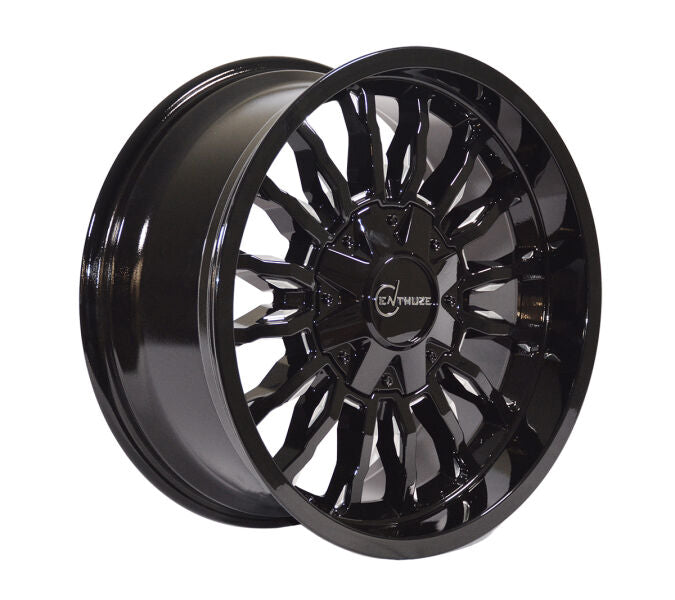 Enthuze Gamma 18x9.5 5x127 / 5x139.7 offset -12 cb 87.1 Gloss Black & Machined