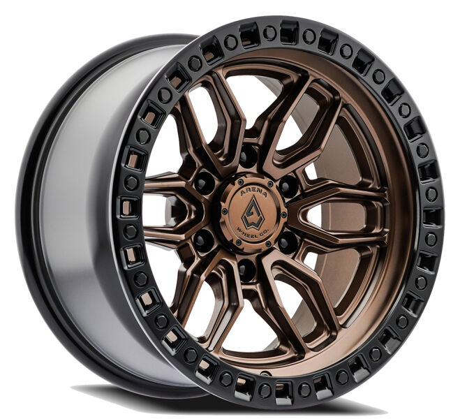 20x9 8x180 ET0 CB124.2 ARENA HUSTLE BRONZE LIP BLACK