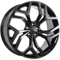 REPLICA 402 Noir lustré 20x9.0  5x108  Offset: 40  Hub: 63.4