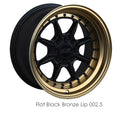 XXR 002.5 Flat Black / Bronze Lip  15x8      ET: 20       73.1  Conique    4X100