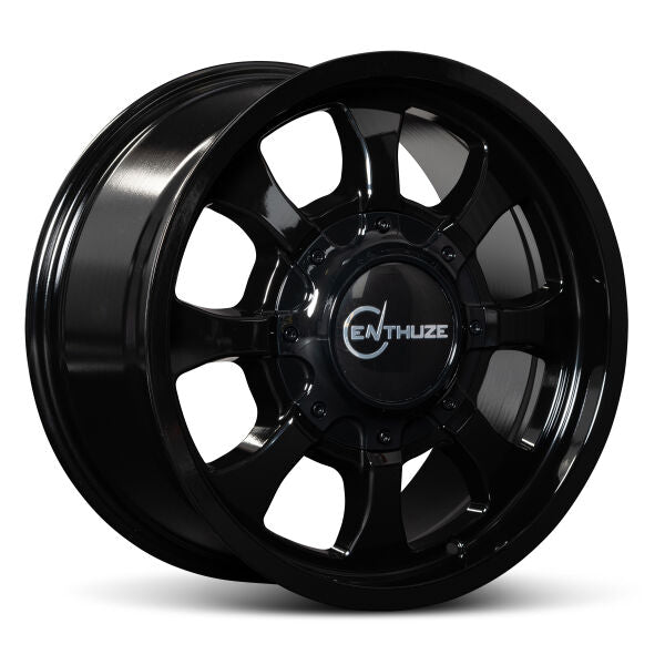 20X9 5X139.7/5X150 +18MM CB110 ENTHUZE COUNTERSTRIKE GLOSS BLACK