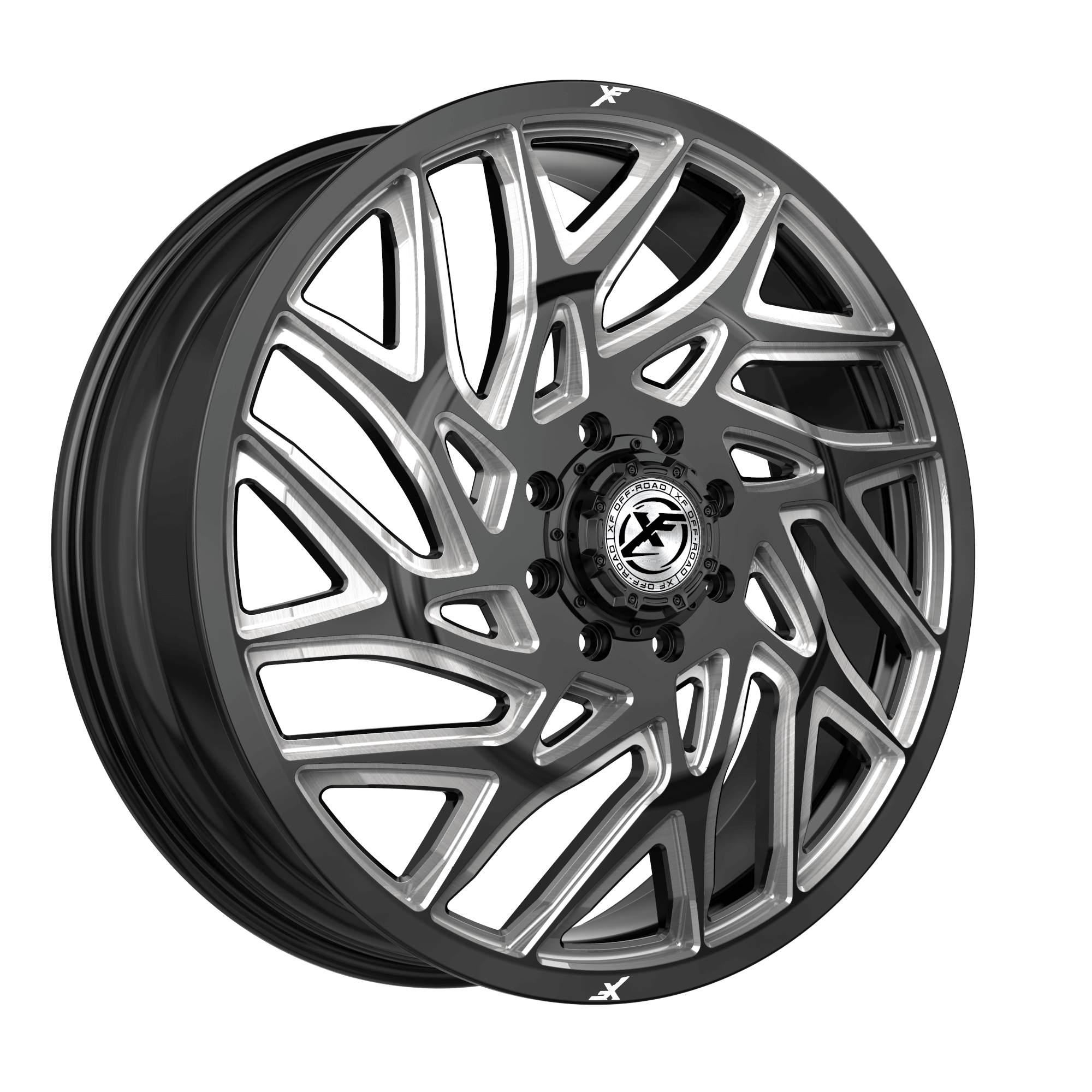 XF OFFROAD XF-229GBML-F 26x8.25 8x165.1 110 Gloss Black Milled