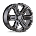 BLACK RHINO WANAKA  MATTE GUNMETAL W/ BRUSHED FACE & GUNMETAL TINT  17x8.5     +