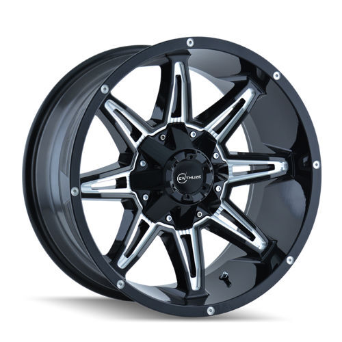 Enthuze Rebel 18x9 6x135 / 6x139.7 offset -12 cb 108 Noir & Machiner