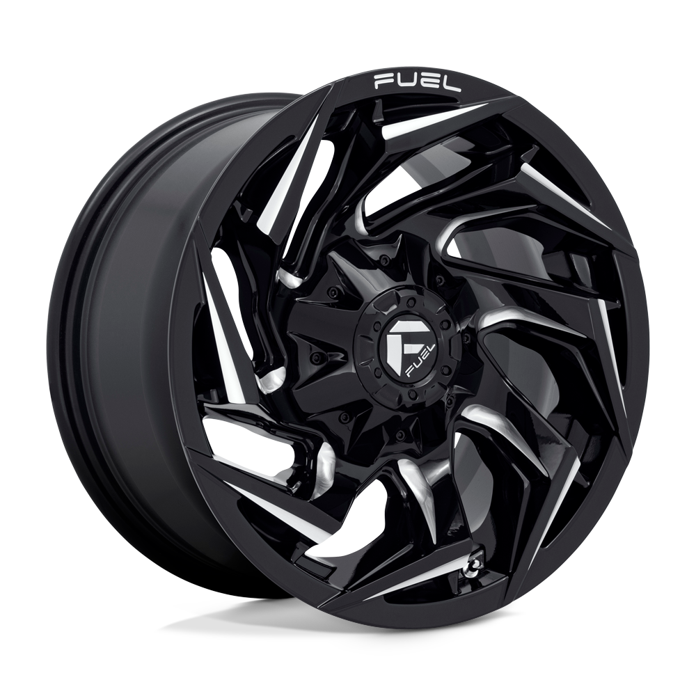 FUEL REACTION  GLOSS BLACK MILLED  20x10     -18      124.3  Conical     8X180