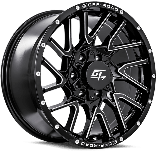 AGGRESSION 17x9 5x127/5x139.7 12 Gloss Black Milled