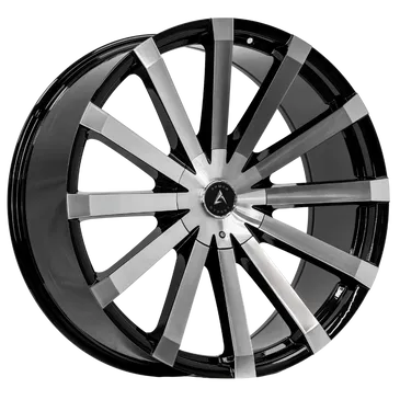 Armed Street OUTLAW 74.1 18x8 5x112|5x114.3|5x120 35 GLOSS BLACK MACHINED FACE