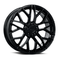 KATANA KR01 17x7.5 5x114.3 +40mm Gloss Black