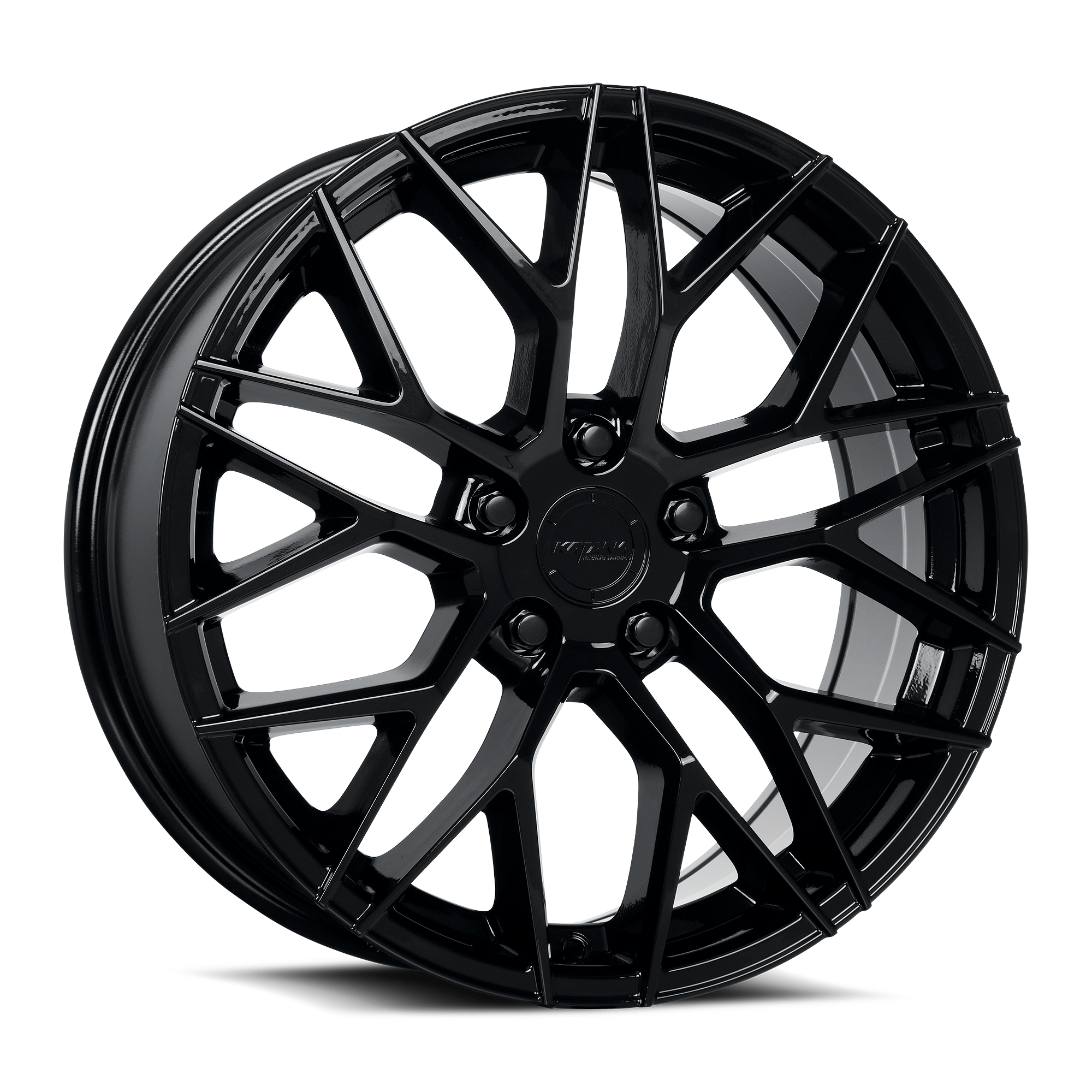 KATANA KR01 17x7.5 5x114.3 +40mm Gloss Black
