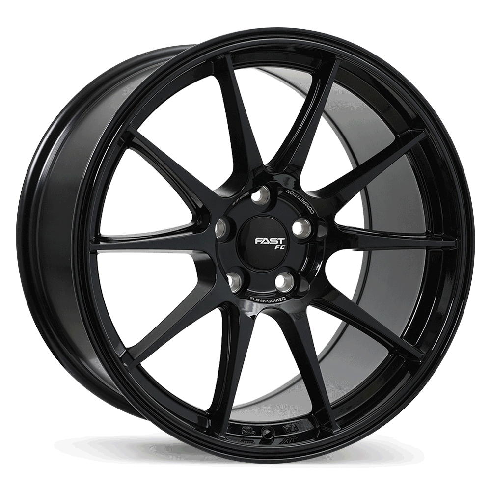 Fast Wheels FC08 GLOSS BLACK  19x9      ET: 38       72,6  Cone Seat    5X108