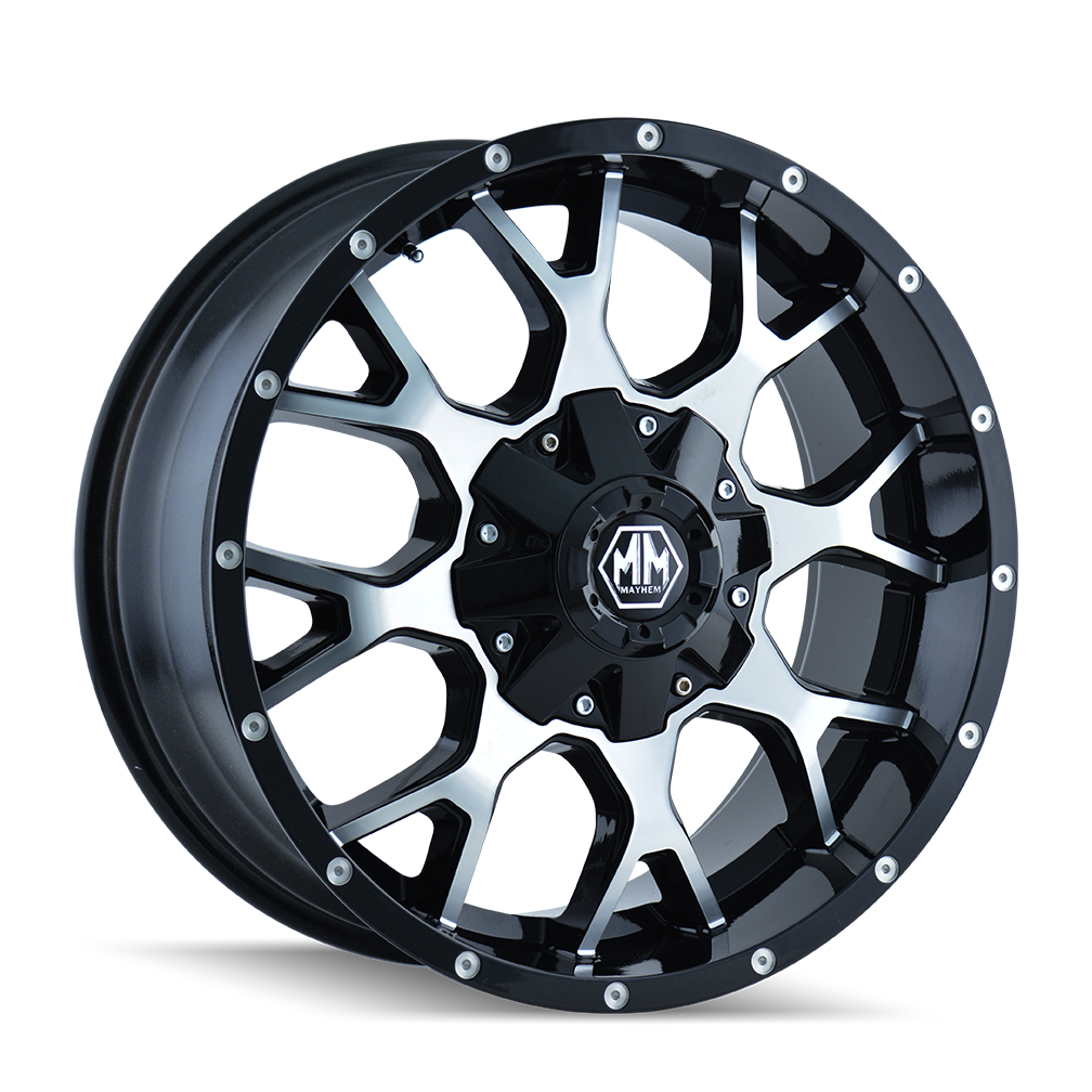 Mayhem WARRIOR  BLACK/MACHINED FACE  20x9     +18      110  5x150/5x139.7