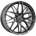 RUFFINO VELOCE Métal fusillé satin 18x8.0  5x114.3  Offset: 35  Hub: 73.1