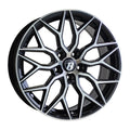 Bad Boy Wheels BBW5812 18x8 5x114.3 offset 35 cb 67.1 Black & Machined Face