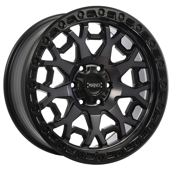 RUFFINO MIDNIGHT Noir satin - Face machinée - Fini foncé 20x9.0  6x135  Offset: