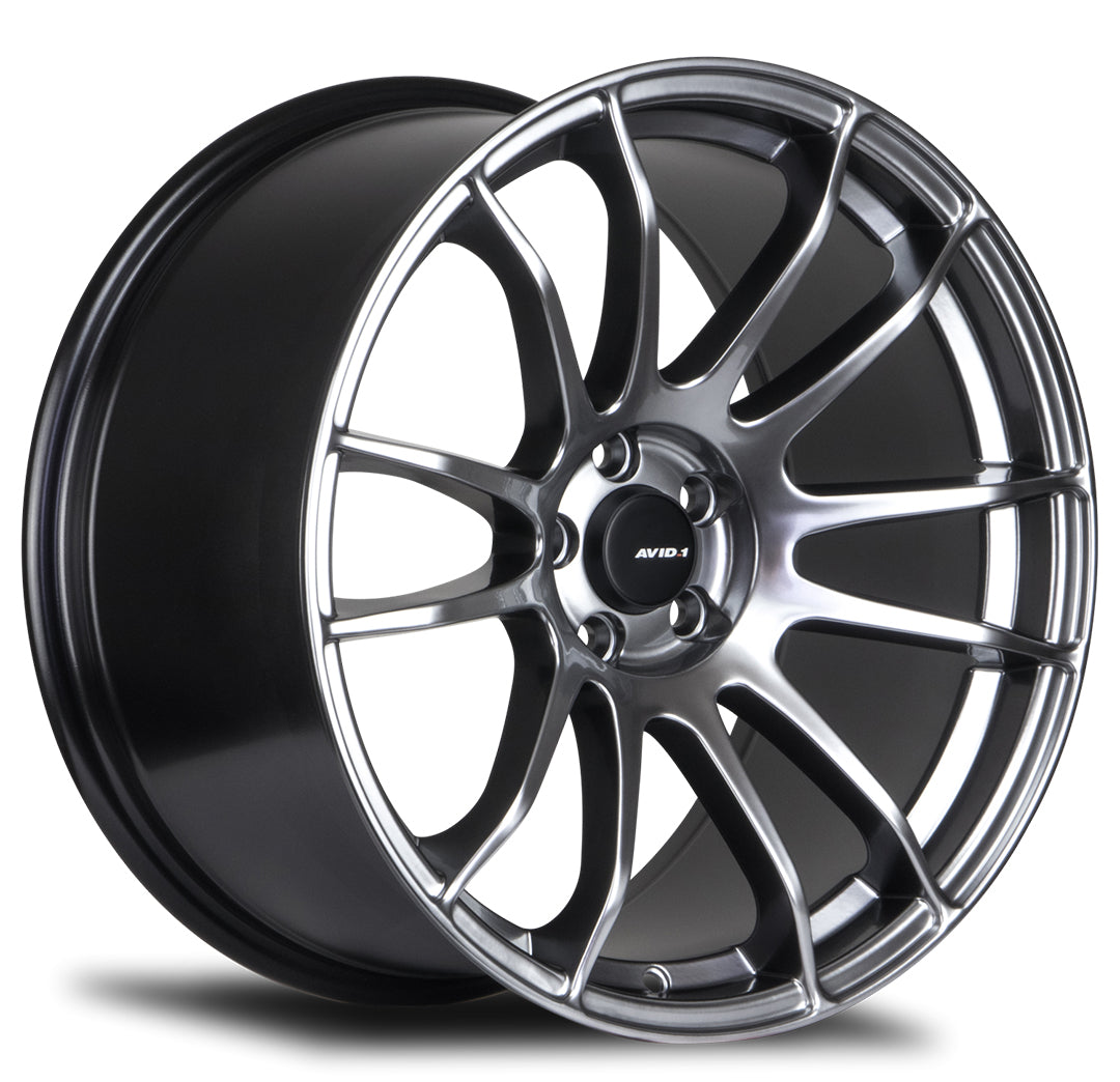 AVID1 AV-20  HYPER BLACK  19x8.5     +35      73.1  Conical     5X114.3