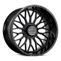 LOCK Xtreme Rampage 20x9 6x135 / 6x139.7 +0mm Gloss Black