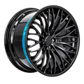 Sentali Barrel Forged SB1 19x9.5 5x120 +25 Gloss Black Lip / Matte Black Centre