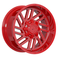 Forged Offroad XR107 Rouge - Rebord usiné 20x10.0  6x135/6x139.7  Offset: -12