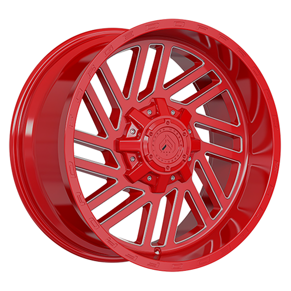 Forged Offroad XR107 Rouge - Rebord usiné 20x10.0  6x135/6x139.7  Offset: -12