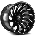XF OFFROAD XF-224 22x12 5x127/5x139.7 -44 Gloss Black Milled