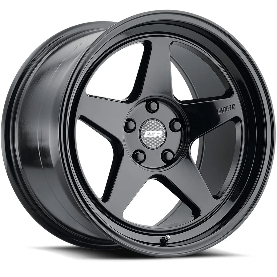 ESR CR5  GLOSS BLACK  18x8.5     +30      72.6  Conical     5X100