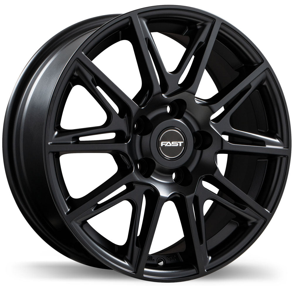 Fast Wheels SWITCH  Satin Black  16x6.5     +42      64.1  R12 Radius     5X114.