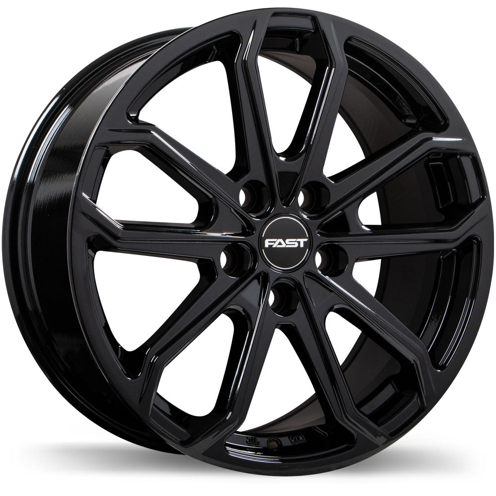 Fast Wheels Impression GLOSS BLACK  18x8      ET: 45       67.1  Flat Seat    5X