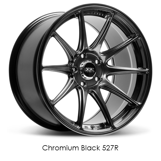XXR 527R Chromium Black  18x10      ET: 35       73.1  Conique    5X114.3
