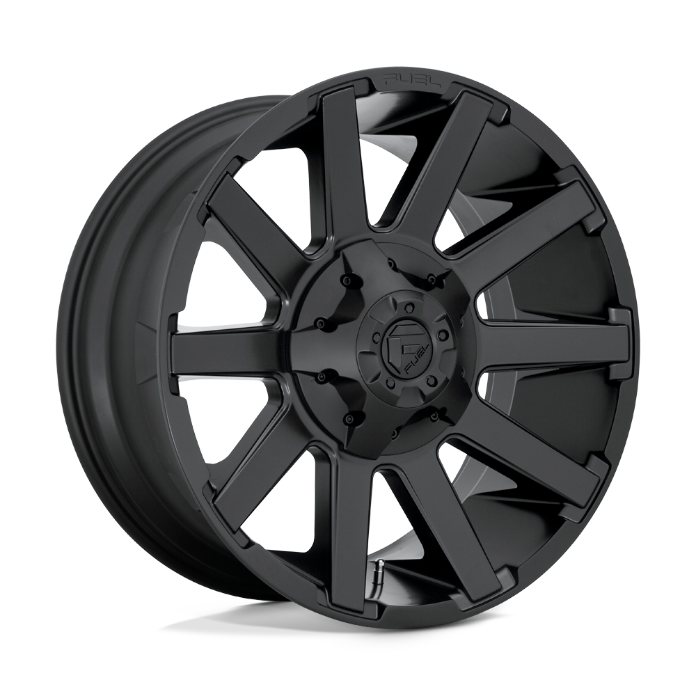FUEL CONTRA  Satin Black  20x10     -18      125.1  Conical     8X165.1