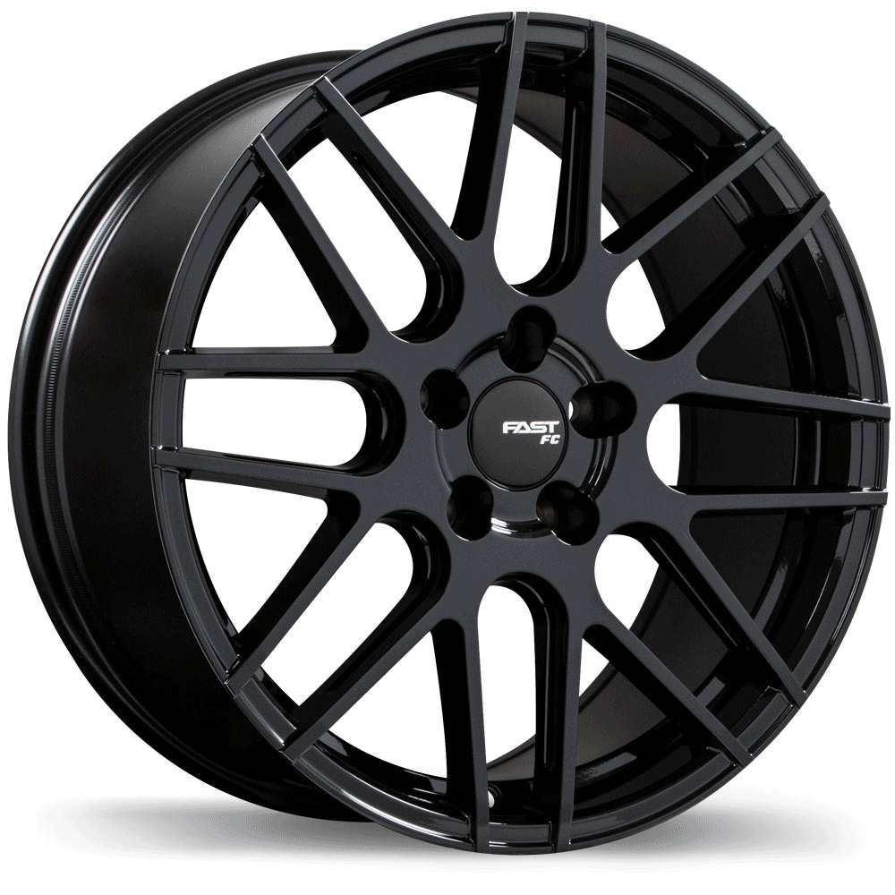 Fast Wheels FC12  Metallic Black  18x8     +45      72.6  Conical     5X110