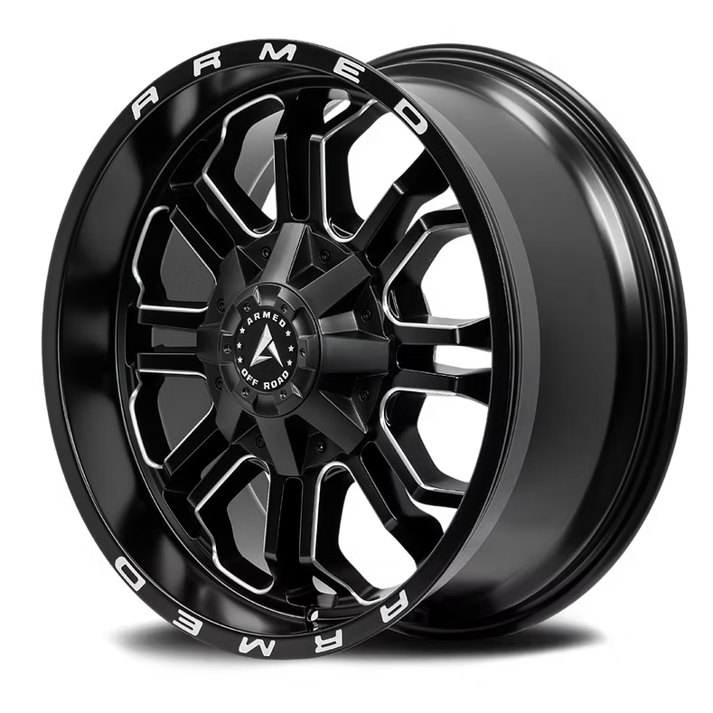 Armed Offroad CANNON 20X9 5X127 & 5X139.7 ET:+0 MATTE BLACK MILLED CB:87.1