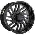 Forged XR107 Noir lustré 20x10.0  8x165.1  Offset: -12  Hub: 125.1