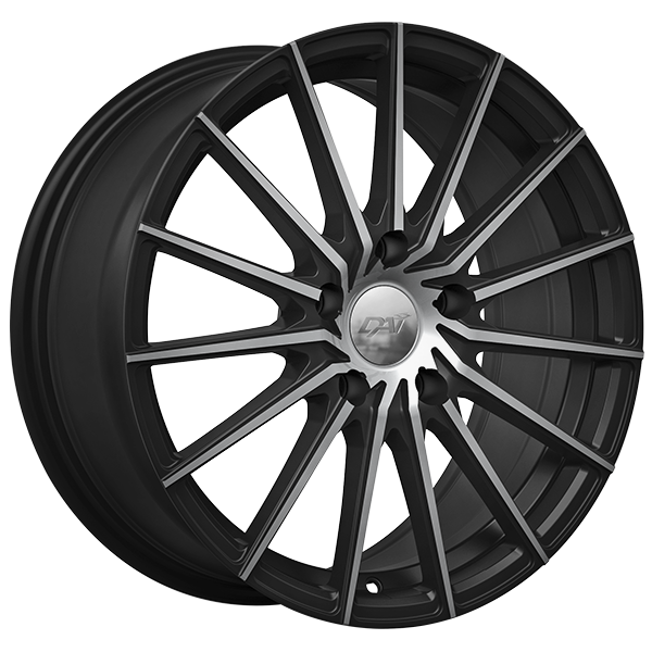 DAI SPECTER Noir lustré - Façade machinée 14x6.0  4x100  Offset: 35  Hub: 73.1