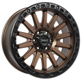 RUFFINO BLAZE Façade bronze satin - Contour noir satin 20x9.0  6x135  Offset: 25