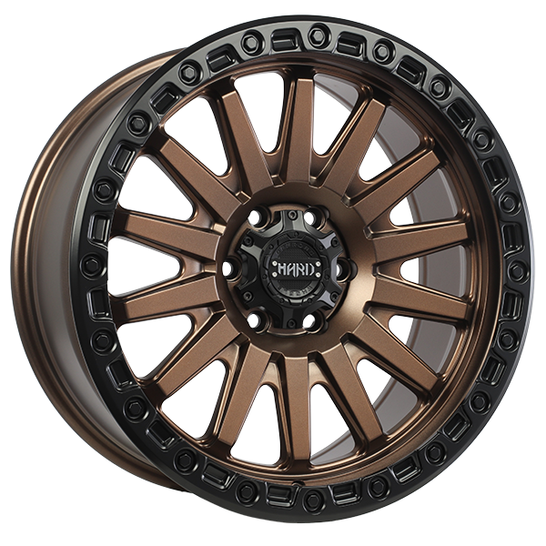 RUFFINO BLAZE Façade bronze satin - Contour noir satin 20x9.0  6x135  Offset: 25