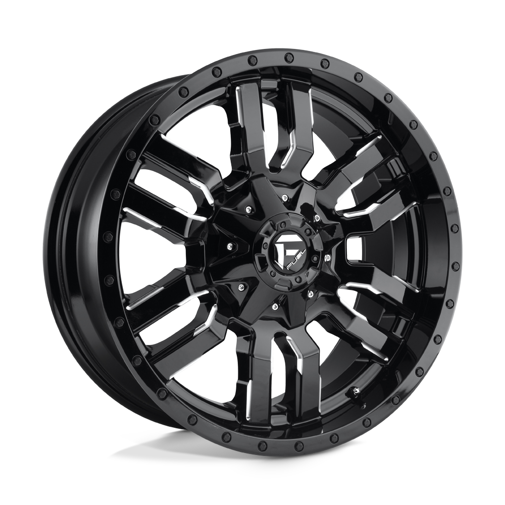 FUEL SLEDGE  GLOSS BLACK MILLED  20x9     +1      125.1  Conical     8X165.1
