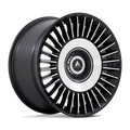 Asanti  TIARA SATIN BLACK WITH BRIGHT MACHINED FACE  20x10.5      ET: 38       7