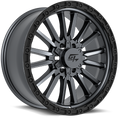 GT OFF-ROAD Chamber 17x9 6x135 / 6x139.7 +12 Matte Gunmetal Centre / Black