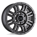 BLACK RHINO YELLOWSTONE  MATTE GUNMETAL  17x8     +45      84,1  Conical     6X1