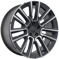 REPLICA 402 Noir lustré - Façade machinée 19x8.0  5x108  Offset: 45  Hub: 63.4