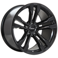 REPLICA 62 Noir lustré 20x10.0  5x120  Offset: 40  Hub: 74.1