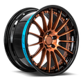 Sentali Barrel Forged SB2 19x9.5 5x114.3 +38 Gloss Black Lip / Gloss Bronze Cent