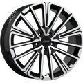 REPLICA 397 Noir lustré - Façade machinée 20x8.0  5x112  Offset: 45  Hub: 66.6