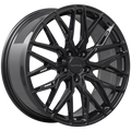 RUFFINO GLORY Noir lustré 19x8.5  5x114.3  Offset: 35  Hub: 73.1