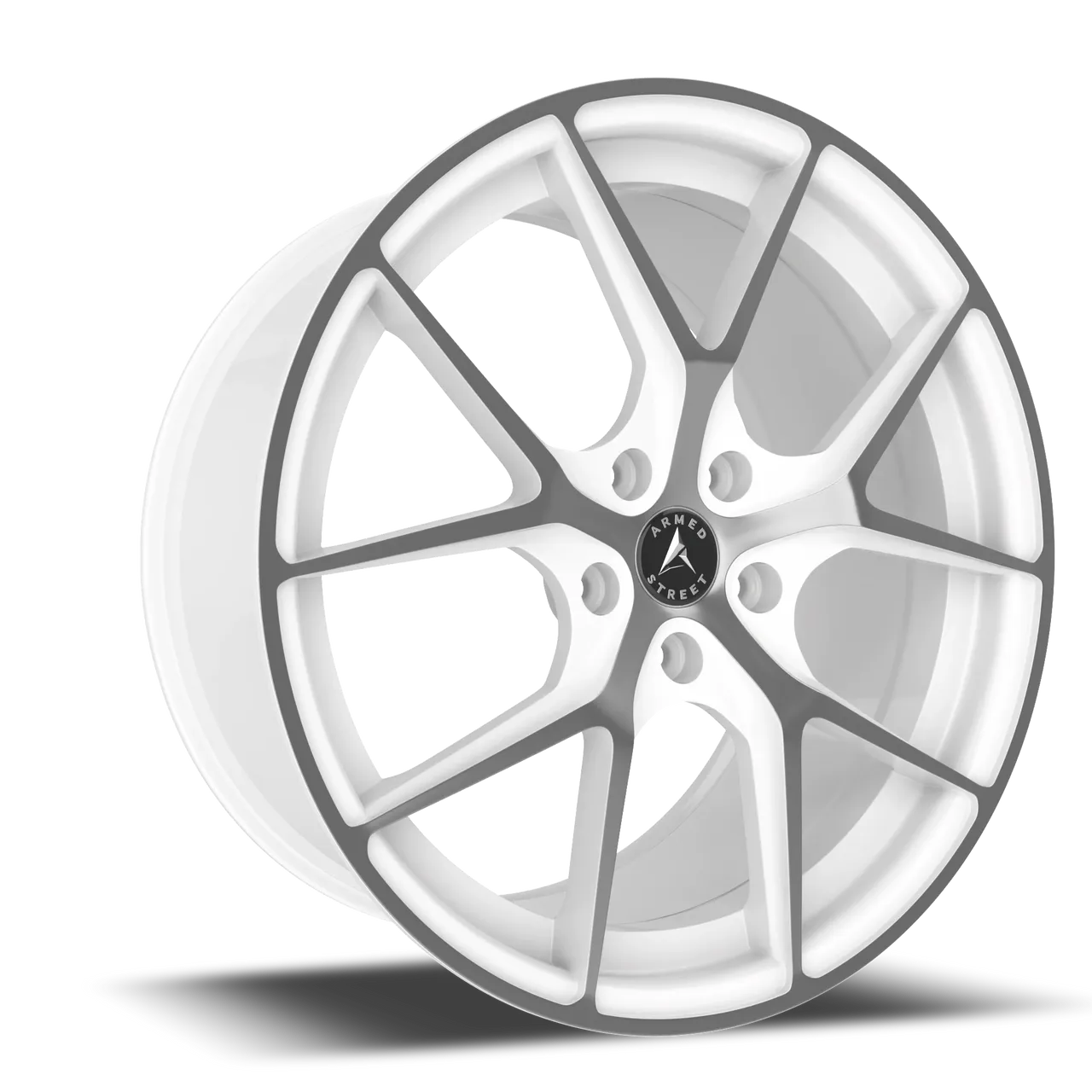 Armed Street SNIPER 5308 20X9 5X120 ET:+32 GLOSS WHITE MACHINED 74.1