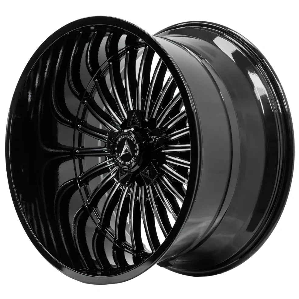Armed Offroad FORCE 125.1 22x12 8x165.1|8x180 -44 GLOSS BLACK MILLED