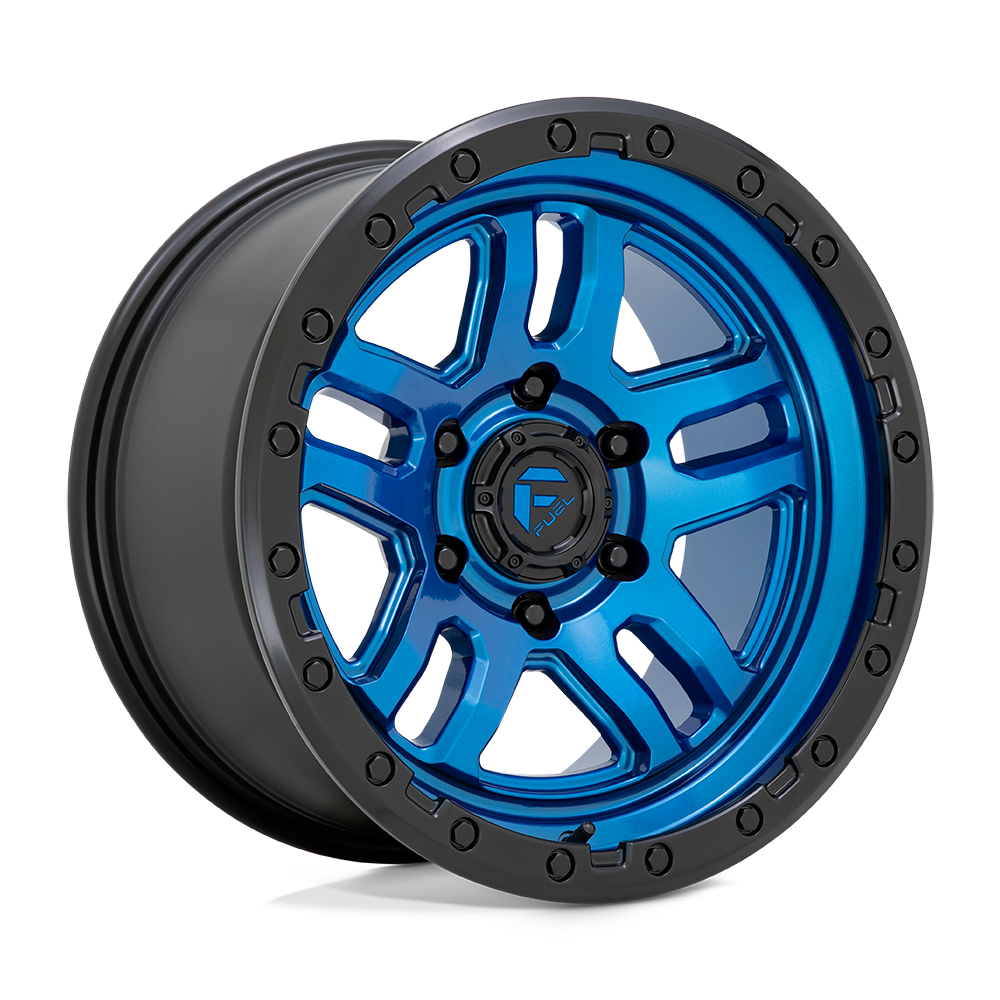 FUEL AMMO  Blue With Black Lip  17x9     -12      106.1  Conical     6X139.7