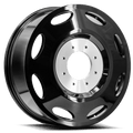 XF OFFROAD DUALLY INNER-GB 22x8.25 8x165.1 100 Gloss Black Dually