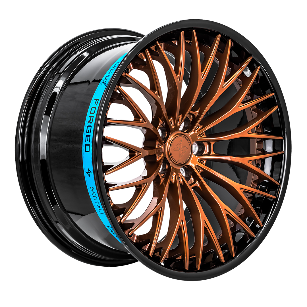 Sentali Barrel Forged SB1 20x9 5x120 +25 Gloss Black Lip