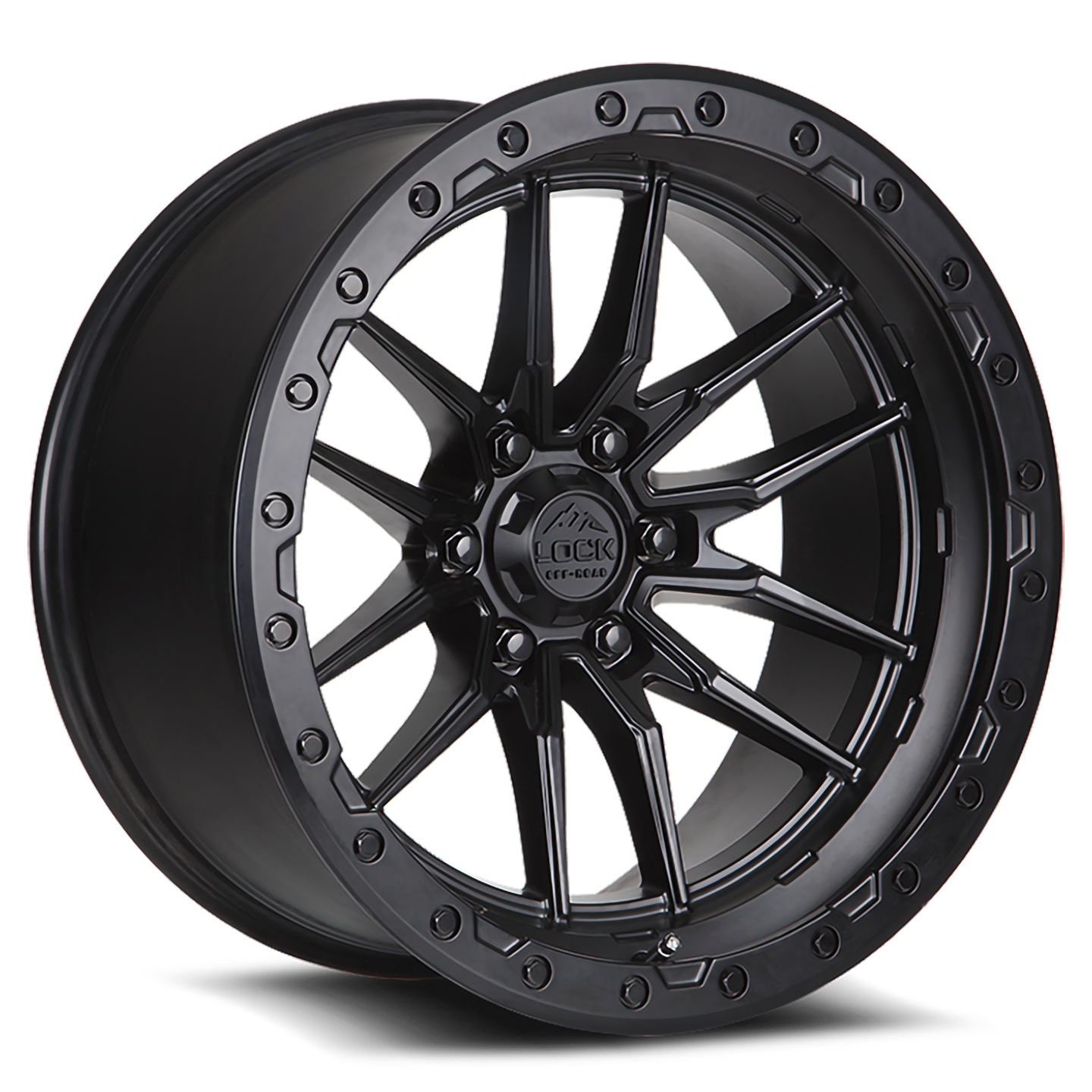LOCK Krawler 20x9 6x139.7 +0mm Matte Black